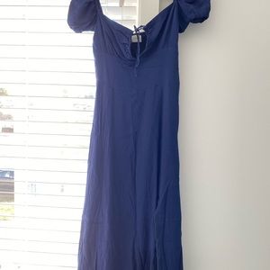 Aritzia Navy Blue Dress